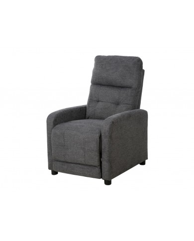Fauteuil avec fonction relaxation ultra confort gris Monta