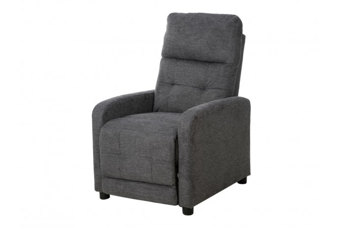 Fauteuil avec fonction relaxation ultra confort gris Monta