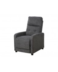 Fauteuil avec fonction relaxation ultra confort gris Monta