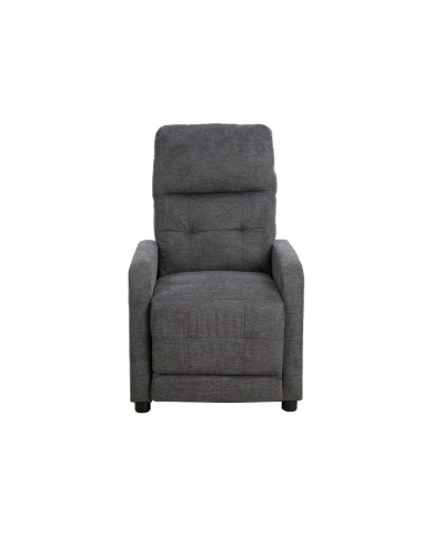 Fauteuil avec fonction relaxation ultra confort gris Monta