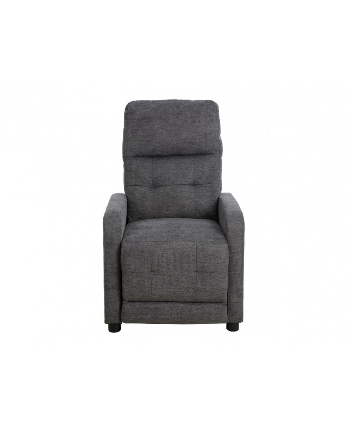 Fauteuil avec fonction relaxation ultra confort gris Monta