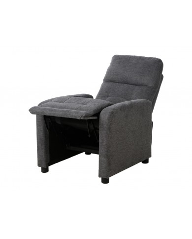 Fauteuil avec fonction relaxation ultra confort gris Monta