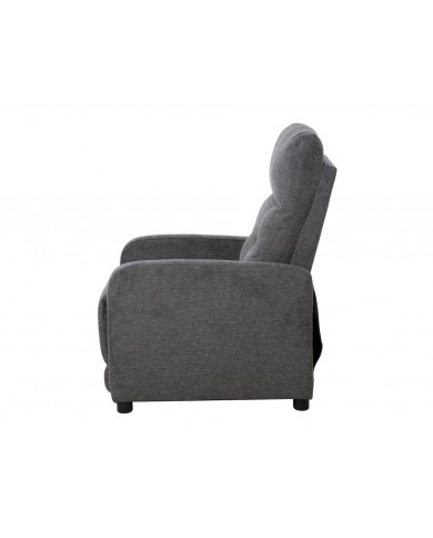 Fauteuil avec fonction relaxation ultra confort gris Monta