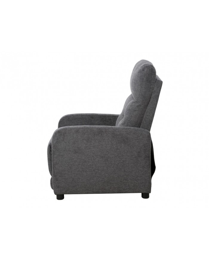 Fauteuil avec fonction relaxation ultra confort gris Monta