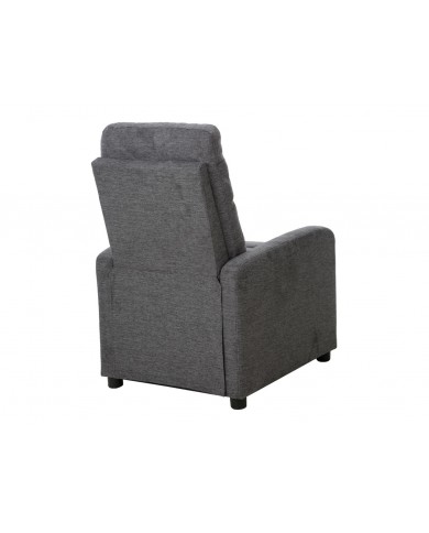Fauteuil avec fonction relaxation ultra confort gris Monta