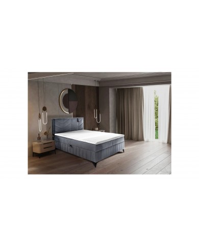 Lit boxspring matelas et sur matelas inclus continental SIA