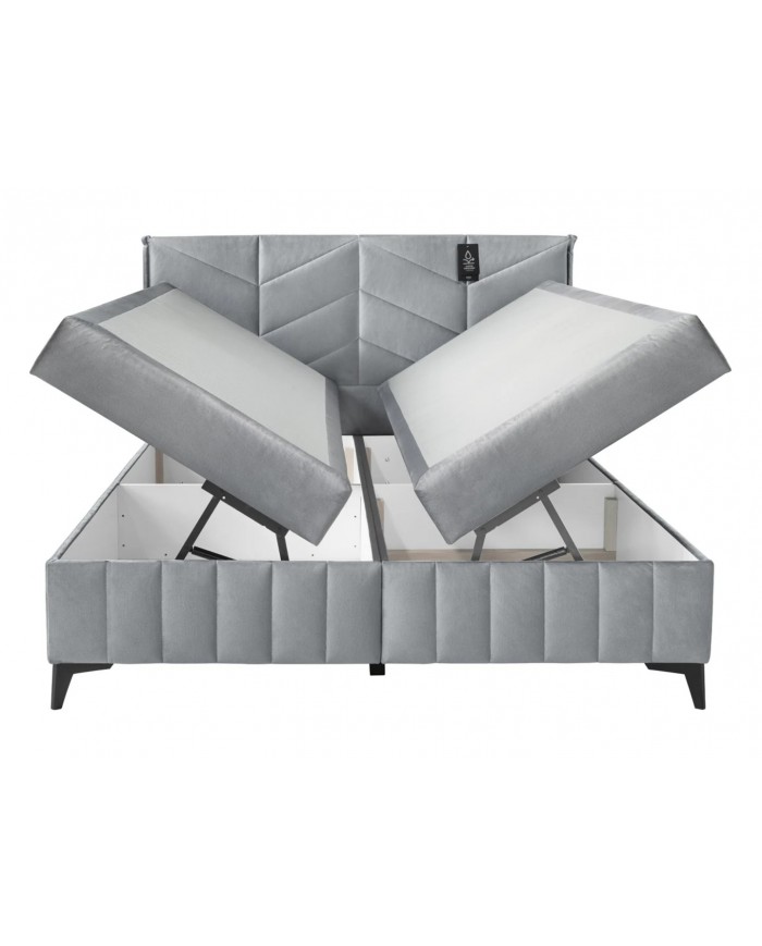 Lit boxspring matelas et sur matelas inclus continental SIA