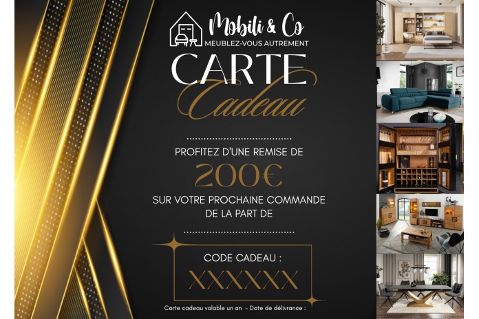 Carte cadeau 200,00€ 🎁