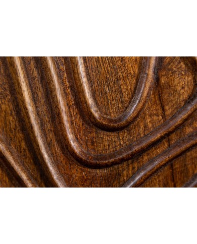 Buffet avec reliefs en bois de manguier 3D 160 cm ECLAT