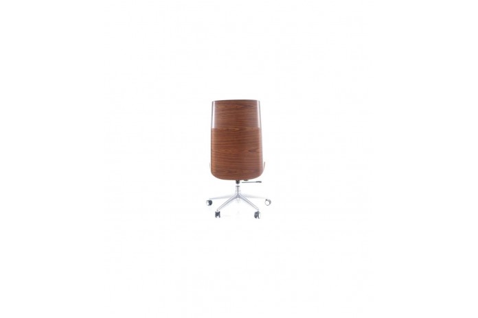 Fauteuil de bureau Design pivotant en cuir écologique Maryland