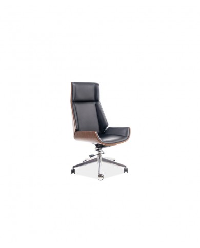 Fauteuil de bureau Design pivotant en cuir écologique Maryland