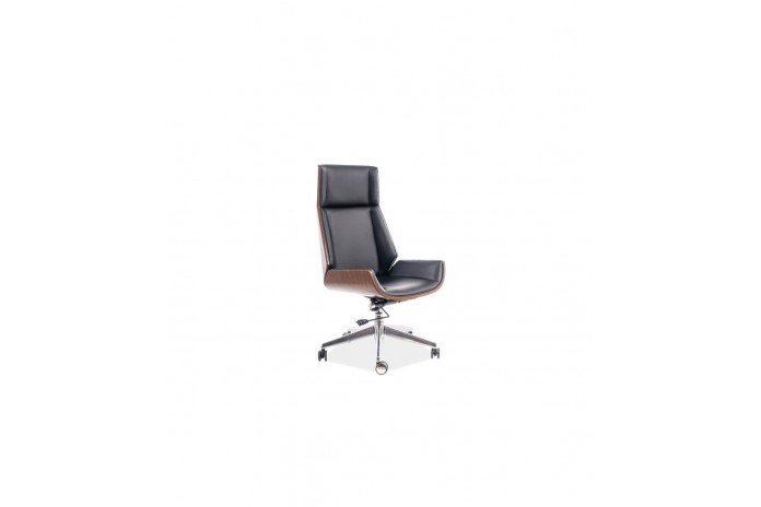 Fauteuil de bureau Design pivotant en cuir écologique Maryland