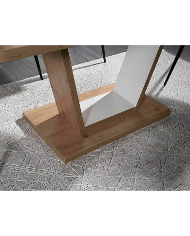 Table extensible design 120(160)x80 cm Nigel : remise immédiate promo 100.00€