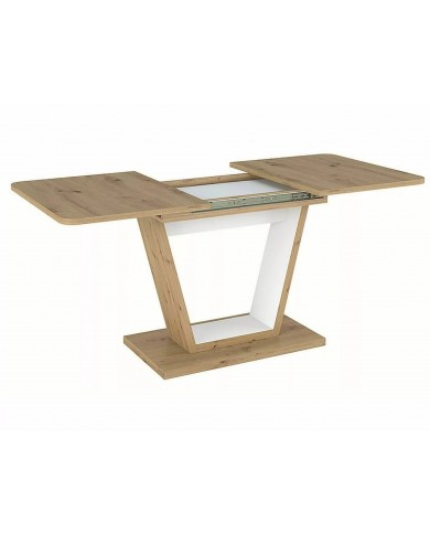 Table extensible design 120(160)x80 cm Nigel : remise immédiate promo 100.00€