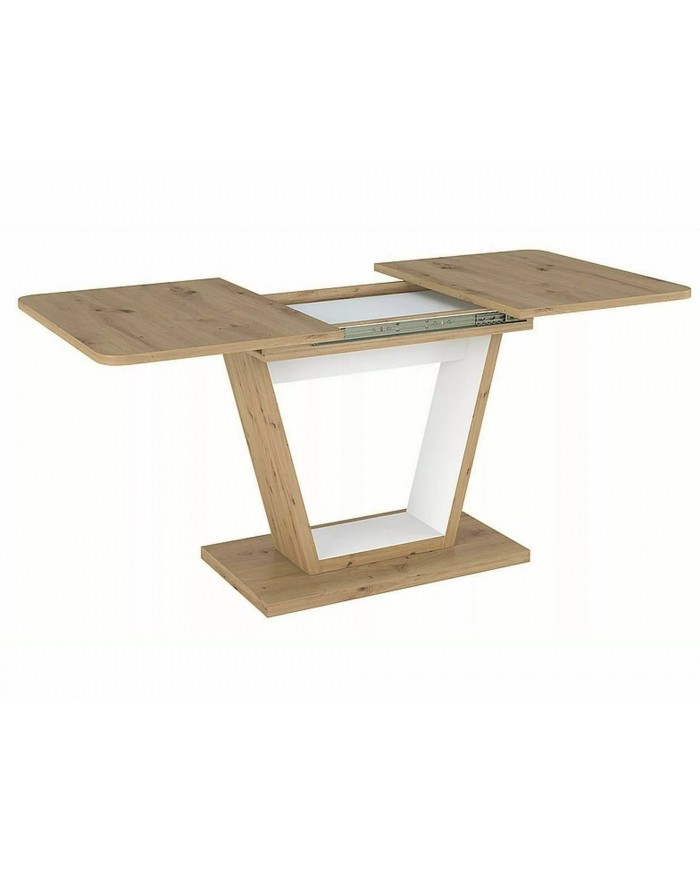 Table extensible design 120(160)x80 cm Nigel : remise immédiate promo 100.00€