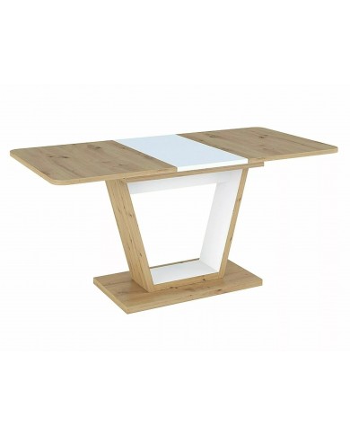 Table extensible design 120(160)x80 cm Nigel : remise immédiate promo 100.00€