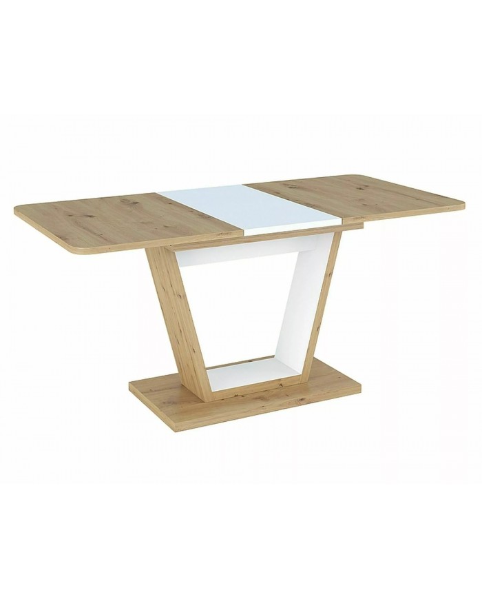 Table extensible design 120(160)x80 cm Nigel : remise immédiate promo 100.00€
