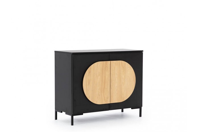 Commode Novilla 2 portes – Élégance Graphique & Rangement Spacieux