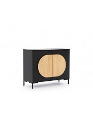 Commode Novilla 2 portes – Élégance Graphique & Rangement Spacieux