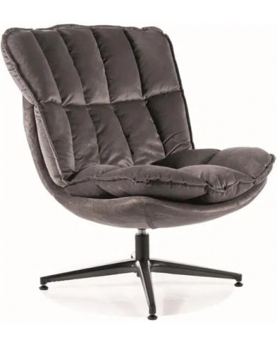 Fauteuil design ultra confort Vesta velvet