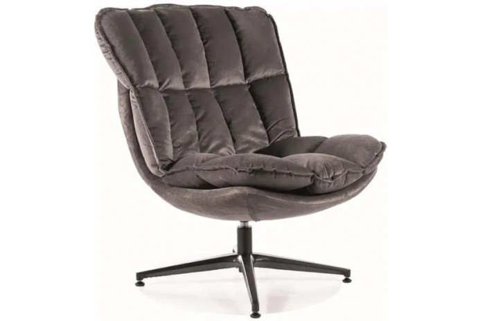 Fauteuil design ultra confort Vesta velvet