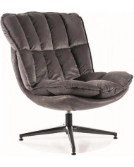 Fauteuil design ultra confort Vesta velvet