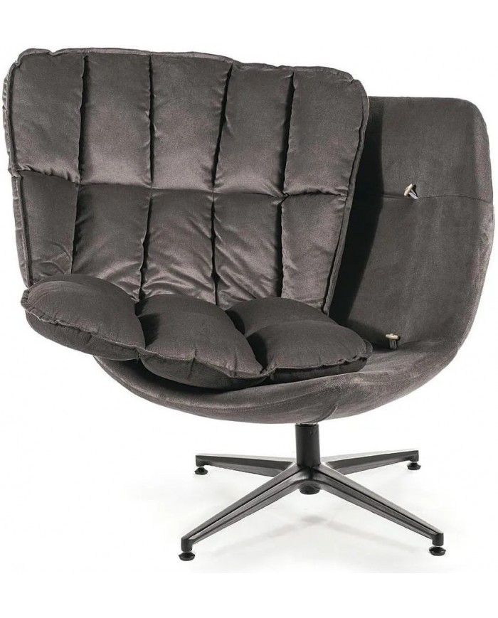Fauteuil design ultra confort Vesta velvet