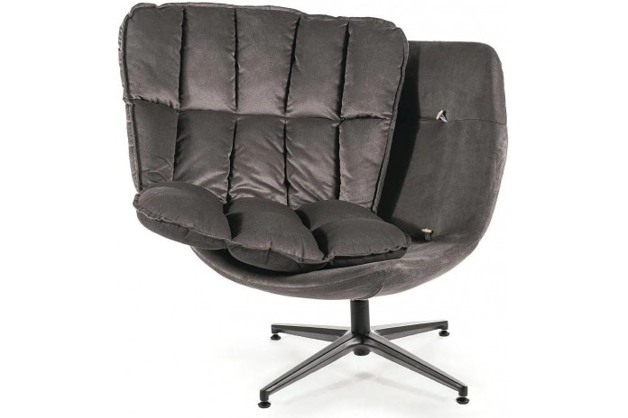 Fauteuil design ultra confort Vesta velvet