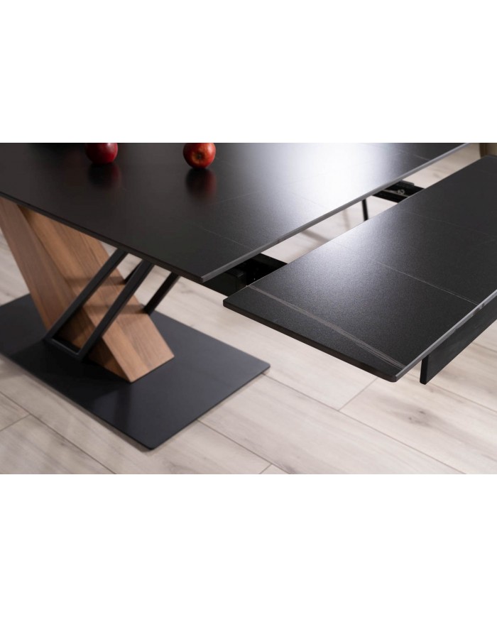 Table extensible plateau céramique 160(220)x90 cm GENESE + 4 chaises Rick pour 1€ de plus !