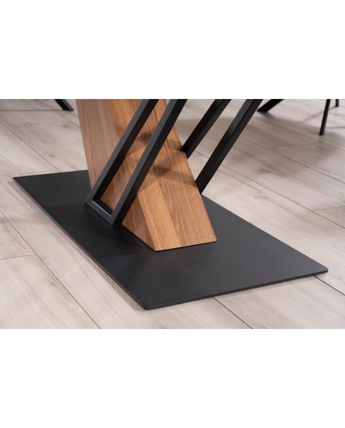 Table extensible plateau céramique 160(220)x90 cm GENESE + 4 chaises Rick pour 1€ de plus !