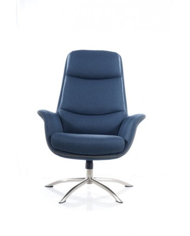 Fauteuil Design ultra confort avec repose pieds Reagan
