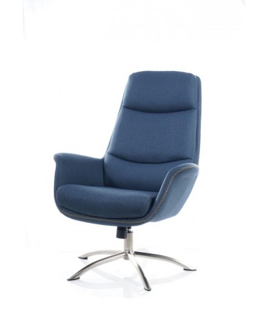 Fauteuil Design ultra confort avec repose pieds Reagan