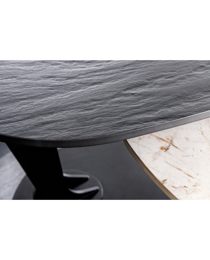Table basse en céramique à plateaux rotatifs 95-160 cm SFERA