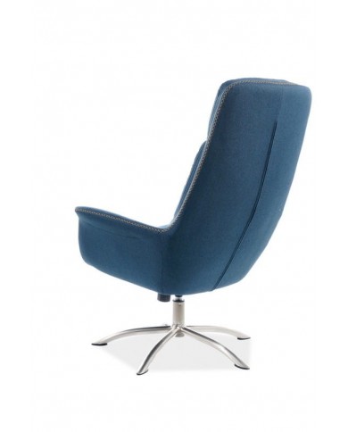 Fauteuil Design ultra confort avec repose pieds Reagan