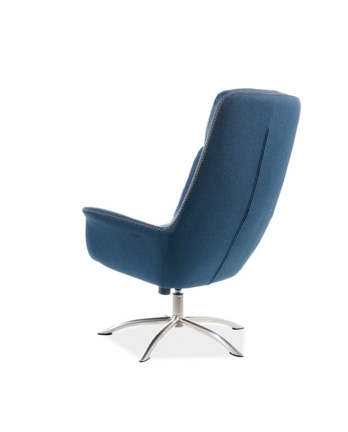 Fauteuil Design ultra confort avec repose pieds Reagan