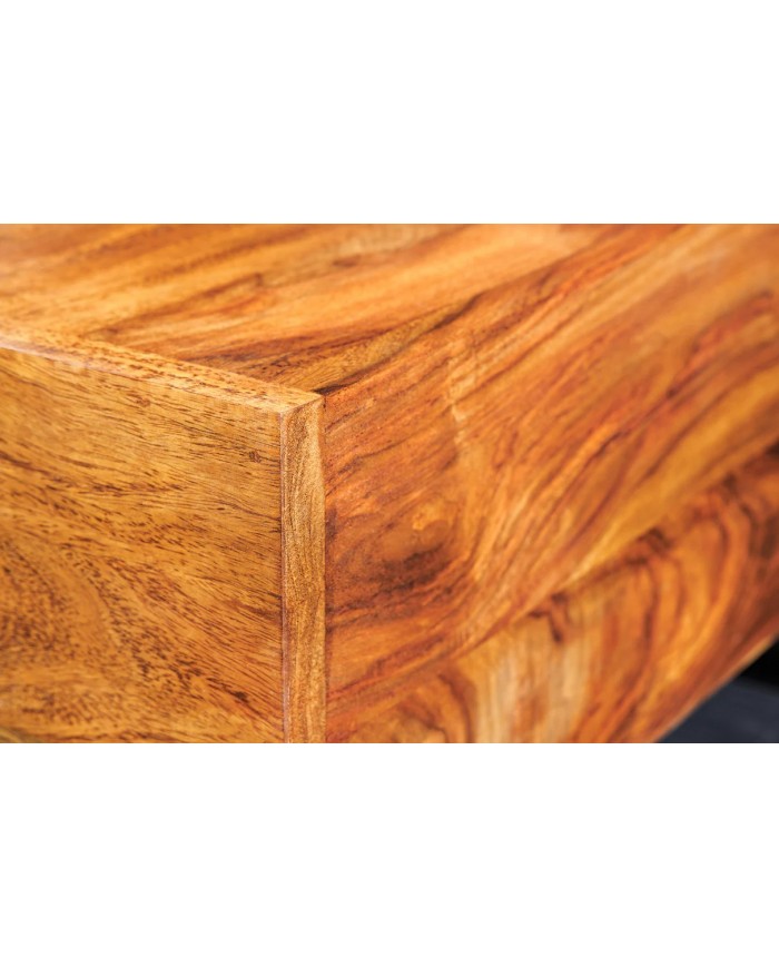 Table Basse CUBO – L'Élégance du Bois Massif et du Design Artisanal
