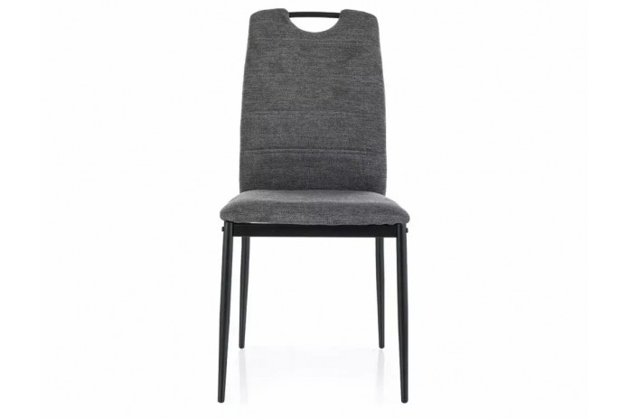 Chaise tissu ou velours avec poignée et pieds métal RICK – Élégance et Confort au Quotidien