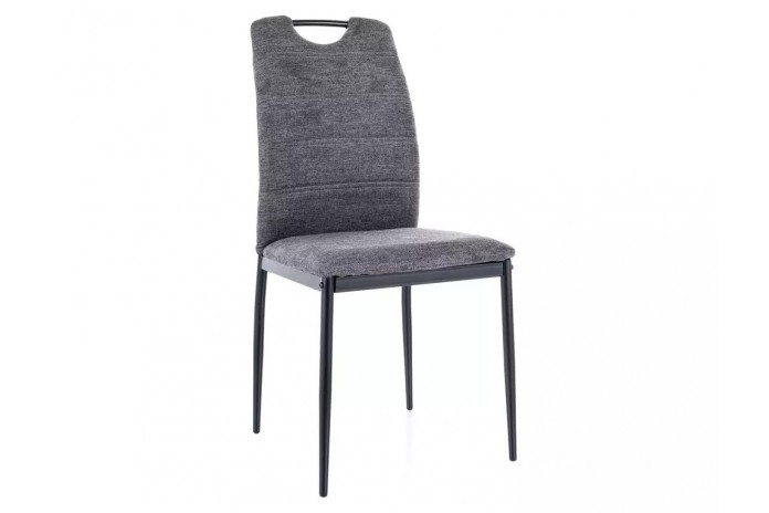 Chaise tissu ou velours avec poignée et pieds métal RICK – Élégance et Confort au Quotidien