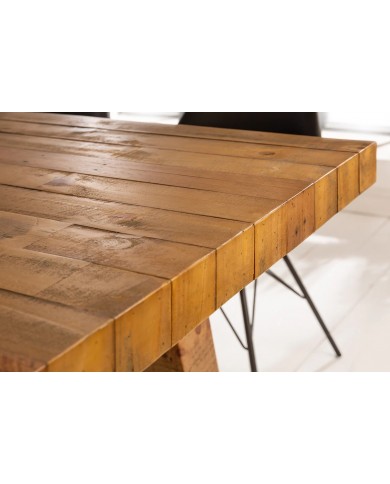 Table à manger en bois massif 200 cm FINN