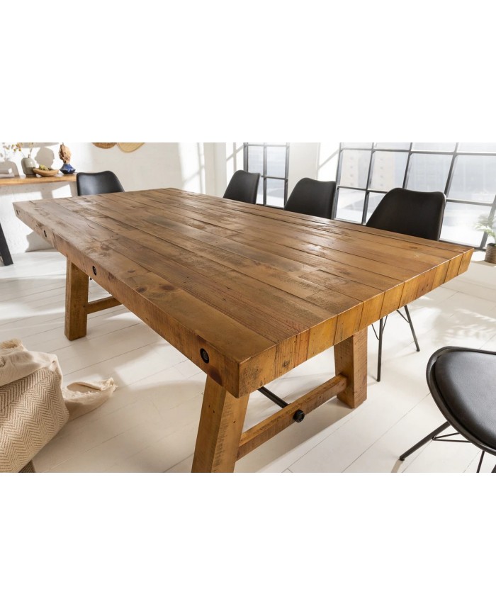 Table à manger en bois massif 200 cm FINN