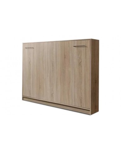 Armoire lit escamotable relevable horizontal 140x200 cm Chêne Sonoma Premium