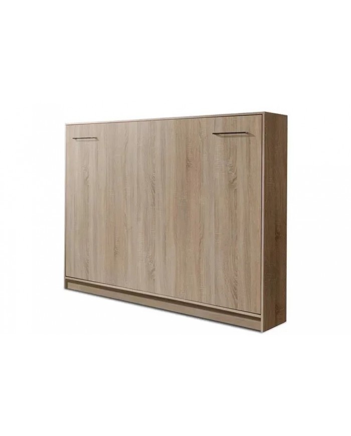 Armoire lit escamotable relevable horizontal 140x200 cm Chêne Sonoma Premium