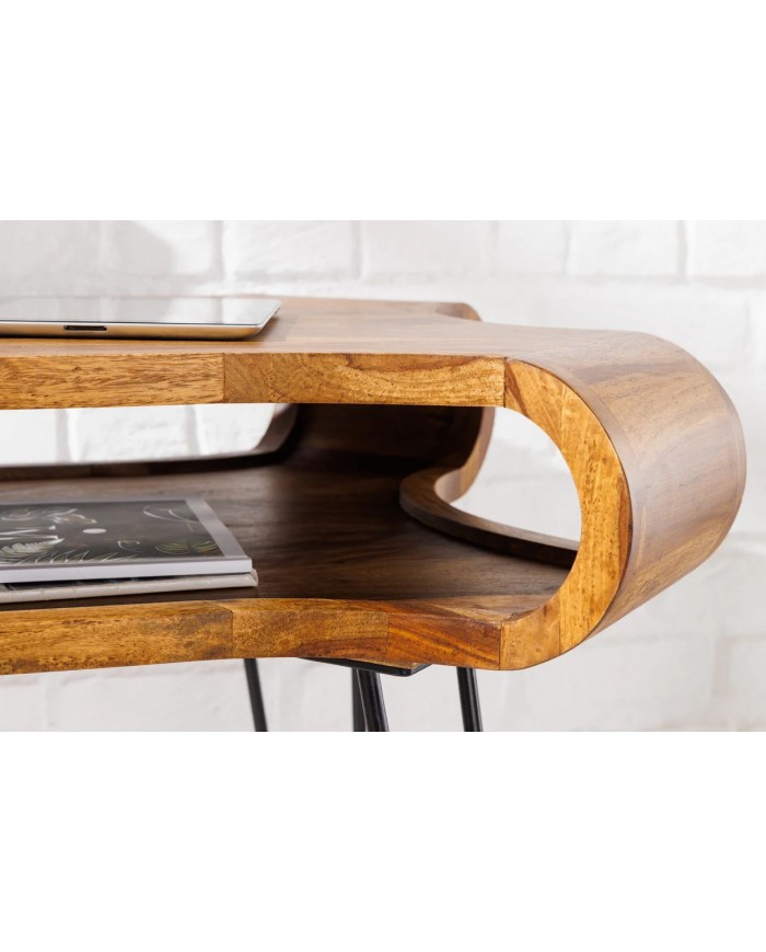 Bureau design en bois massif 120 cm HARMONY WOOD