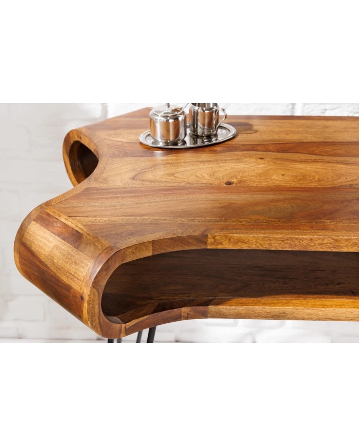 Bureau design en bois massif 120 cm HARMONY WOOD