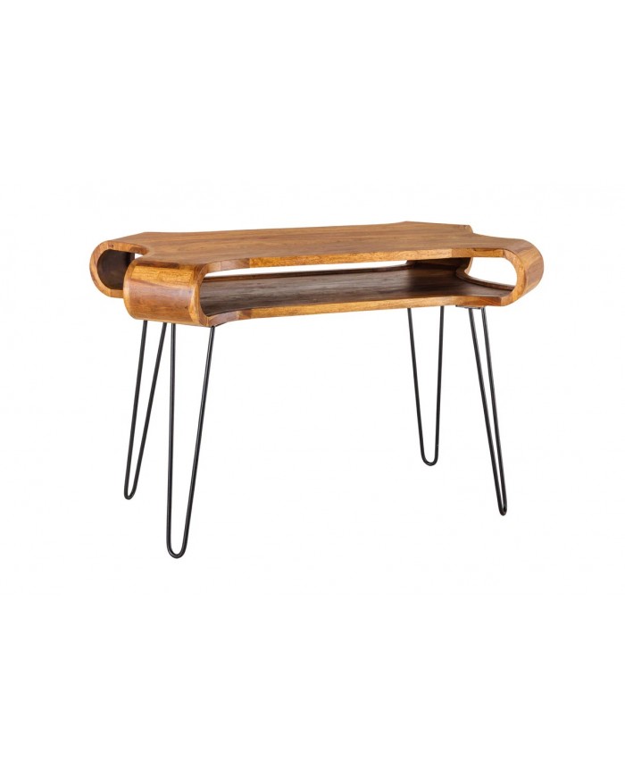 Bureau design en bois massif 120 cm HARMONY WOOD