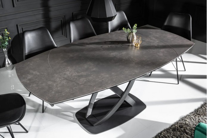 Table extensible ultra design céramique 130-190 cm EXTENSIO