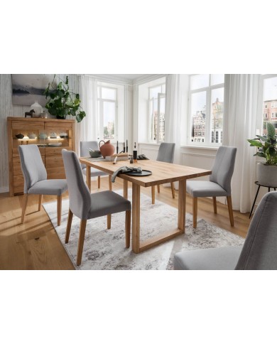 Table chêne massif Huilé transparent 180 x 90 Collection Prestige II