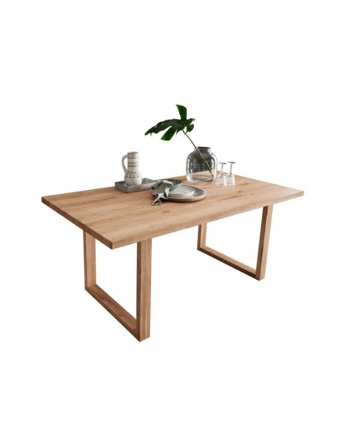 Table chêne massif Huilé transparent 200 x 100 cm Collection Prestige II