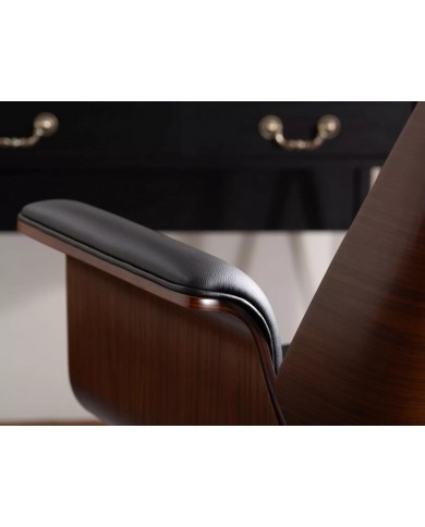 Fauteuil de bureau pivotant à roulettes Design Alabama