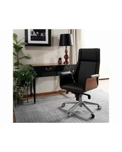 Fauteuil de bureau pivotant à roulettes Design Alabama